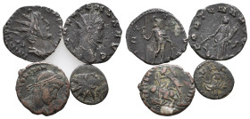 Lot of 4 Roman Imperial Æ coins, to be catalog. LOT SOLD AS IS, NO RETURN