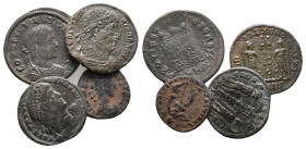 Lot of 4 Roman Imperial Æ coins, to be catalog. LOT SOLD AS IS, NO RETURN