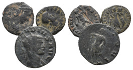 Lot of 3 Roman Imperial Æ coins, to be catalog. LOT SOLD AS IS, NO RETURN