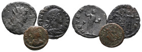 Lot of 3 Roman Imperial Æ coins, to be catalog. LOT SOLD AS IS, NO RETURN