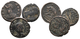 Lot of 3 Roman Imperial Æ coins, to be catalog. LOT SOLD AS IS, NO RETURN
