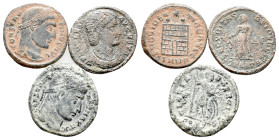 Lot of 3 Roman Imperial Æ coins, to be catalog. LOT SOLD AS IS, NO RETURN