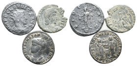 Lot of 3 Roman Imperial Æ coins, to be catalog. LOT SOLD AS IS, NO RETURN