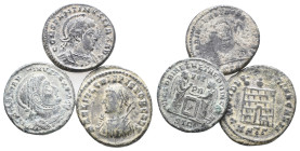 Lot of 3 Roman Imperial Æ coins, to be catalog. LOT SOLD AS IS, NO RETURN