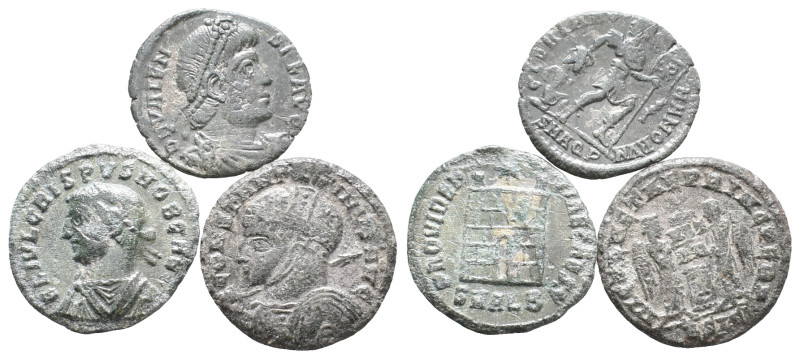 Lot of 3 Roman Imperial Æ coins, to be catalog. LOT SOLD AS IS, NO RETURN