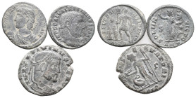Lot of 3 Roman Imperial Æ coins, to be catalog. LOT SOLD AS IS, NO RETURN