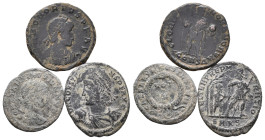 Lot of 3 Roman Imperial Æ coins, to be catalog. LOT SOLD AS IS, NO RETURN