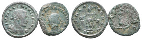 Lot of 2 Roman Imperial Æ coins, to be catalog. LOT SOLD AS IS, NO RETURN