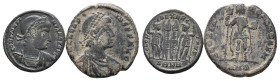 Lot of 2 Roman Imperial Æ coins, to be catalog. LOT SOLD AS IS, NO RETURN
