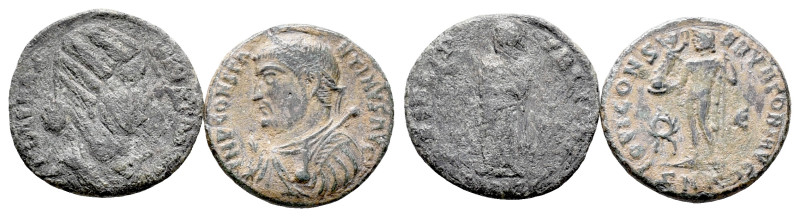 Lot of 2 Roman Imperial Æ coins, to be catalog. LOT SOLD AS IS, NO RETURN