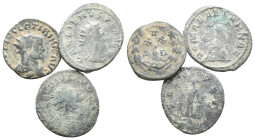 Lot of 3 Roman Imperial Antoninianii, to be catalog. LOT SOLD AS IS, NO RETURN