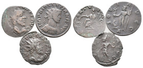 Lot of 3 Roman Imperial Antoninianii, to be catalog. LOT SOLD AS IS, NO RETURN