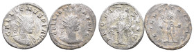 Lot of 2 Roman Imperial Antoninianii, to be catalog. LOT SOLD AS IS, NO RETURN