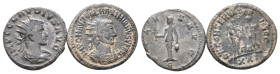 Lot of 2 Roman Imperial Antoninianii, to be catalog. LOT SOLD AS IS, NO RETURN