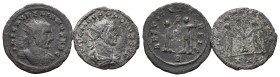 Lot of 2 Roman Imperial Antoninianii, to be catalog. LOT SOLD AS IS, NO RETURN