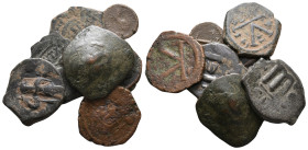 Lot of 7 Byzantine Æ coins, to be catalog. LOT SOLD AS IS, NO RETURN