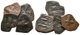 Lot of 4 Byzantine Æ coins, to be catalog. LOT SOLD AS IS, NO RETURN
