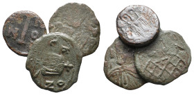 Lot of 3 Byzantine Æ coins, to be catalog. LOT SOLD AS IS, NO RETURN