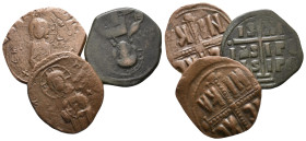 Lot of 3 Byzantine Æ coins, to be catalog. LOT SOLD AS IS, NO RETURN
