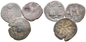 Lot of 3 Byzantine Æ coins, to be catalog. LOT SOLD AS IS, NO RETURN