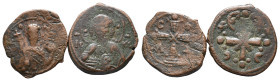 Lot of 2 Byzantine Æ coins, to be catalog. LOT SOLD AS IS, NO RETURN