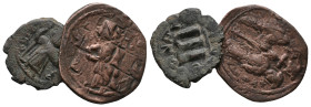 Lot of 2 Byzantine Æ coins, to be catalog. LOT SOLD AS IS, NO RETURN