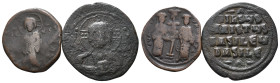 Lot of 2 Byzantine Æ coins, to be catalog. LOT SOLD AS IS, NO RETURN