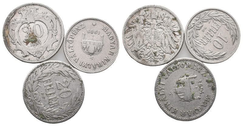 Lot of 3 World coins, to be catalog. LOT SOLD AS IS, NO RETURN