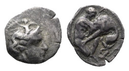Calabria, Tarentum Diobol circa 325-275 - Ex DNW sale 9 February 2021, 661 (part of). From the R. Plant collection