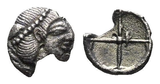 Sicily, Syracuse Litra circa 485-478, AR 9.00 mm., 0.53 g.

Lightly toned, chi...