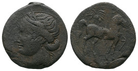 The Carthaginians in Sicily and North Africa, Carthage (?) Bronze circa III century BC