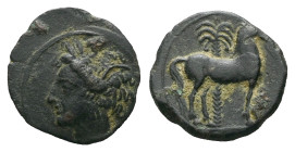 The Carthaginians in Sicily and North Africa, Carthage (?) Bronze circa 320