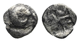 Macedonia, Acanthus DIobol circa 460-430 - Ex Bucephalus sale 12, 1770 (part of).