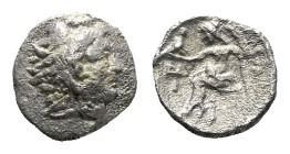 Kingdom of Macedon, Alexander III, 336-323 and posthumous issue Obol circa 336-323 and later - Ex CNG sale 400, 830 (part of).