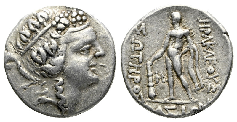 Island of Thrace, Thasos Tetradrachm circa 148-90, AR 29.00 mm., 16.70 g.

Ton...