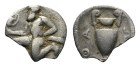 Island of Thrace, Thasos Trihemiobol circa 412-404 - Ex DNW sale 9 February 2021, 661 (part of). From the R. Plant collection.