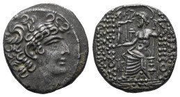 Seleucis ad Pieria, Antiochia Tetradrachm In the name and types of the Seleucid king Philip I Philadelphus circa 46-45