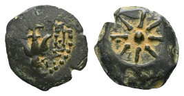 Judaea, Alexander Jannaeus, 104 - 76 Jerusalem Prutah circa 104-76