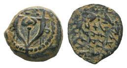 Judaea, John Hyrcanus I, 128-104 Jerusalem Prutah circa 128-104
