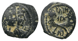 Kings of Nabathaea, Aretas IV, with Shaqilat, 9 BC - AD 40 Petra Bronze circa 9 BC – AD 40