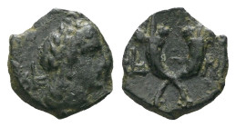 Kings of Nabathaea, Syllaios, usurper, 9-6 Petra Bronze circa 9-6