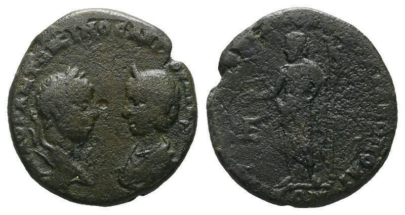 Moesia, Marcianopolis Extraneous with Julia Soemia Bronze circa 218-222, Æ 24.00...