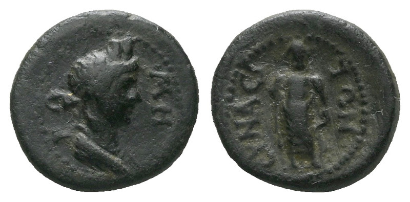 Phrygia, Synaus Pseudo-autonomous issues Bronze circa I-II century, Æ 17.00 mm.,...