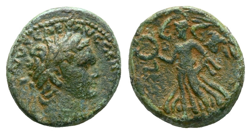 Judaea, Caesarea Marittima Domitian, 81-96 Bronze circa 81-96, Æ 17.00 mm., 5.78...