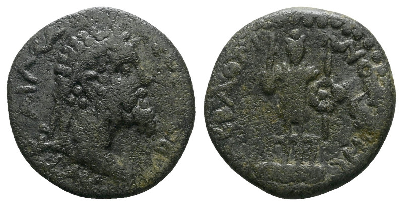 Arabia, Rabbathmoba Septimius Severus, 193-211 Bronze circa 193-211, Æ 27.00 mm....