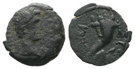 Egypt, Alexandria Octavian as Augustus, 27 BC – 14 AD Obol circa 27 BC - AD 14
