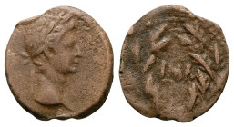 Egypt, Alexandria Octavian as Augustus, 27 BC – 14 AD Diobol circa 27 BC - AD 14