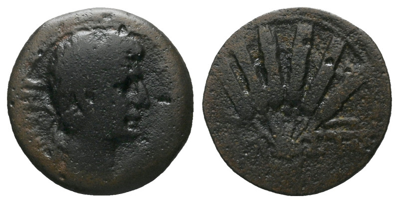 Egypt, Alexandria Octavian as Augustus, 27 BC – 14 AD Diobol circa 27 BC - AD 14...