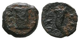 Egypt, Alexandria Octavian as Augustus, 27 BC – 14 AD Obol circa 27 BC - 14 AD