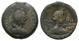Egypt, Alexandria Agrippina Junior, daughter of Germanicus and Agrippina Senior Diobol circa 52-53